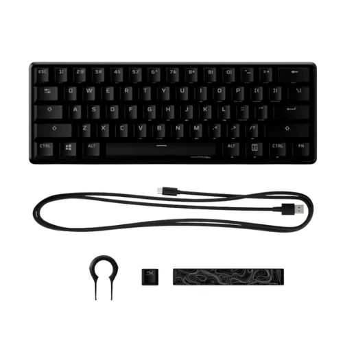 TECLADO HYPERX ALLOY ORIGINS 60 SWITCH HYPERX HKBO1S-RB-US/G - Imagen 5
