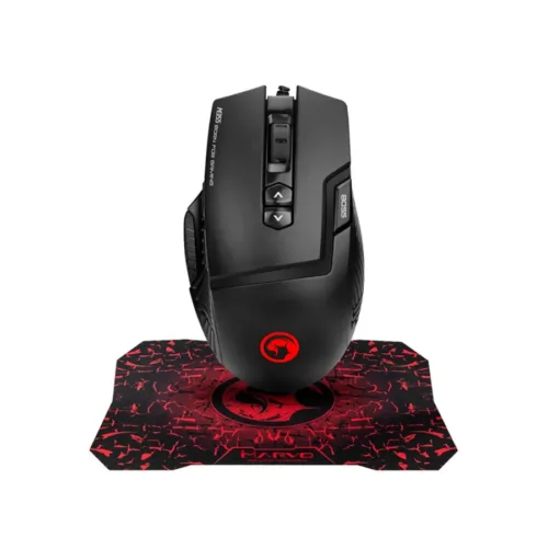 COMBO MOUSE PAD MARVO M355 G1P 6400 DPI 9 BOT