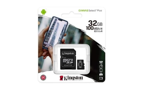 MICROSD KINGSTON 64GB C/ADAP CLASE 10 UHS-I (U1) 100MB/S CAN
