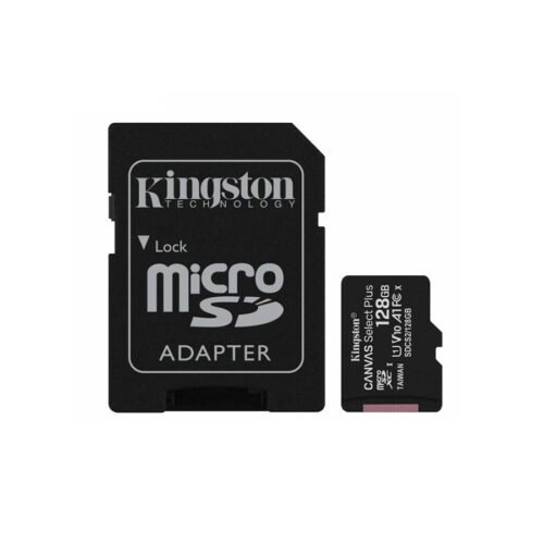 MICROSD KINGSTON 128GB C/ADAP CLASE 10 UHS-I (U1) 100MB/S CA