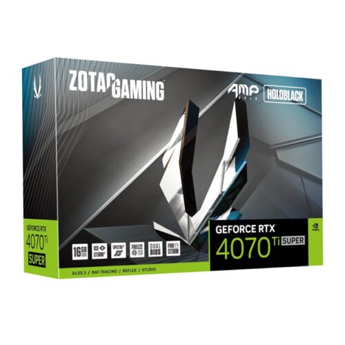 VIDEO GEFORCE RTX 4070 TI SUPER 16GB ZOTAC AMP HOLO