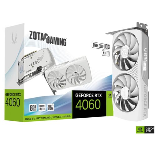 VIDEO GEFORCE RTX 4060 8GB ZOTAC TWIN EDGE WHITE OC