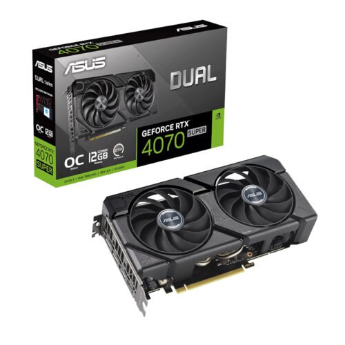 VIDEO GEFORCE RTX 4070 SUPER 12GB ASUS DUAL EVO OC