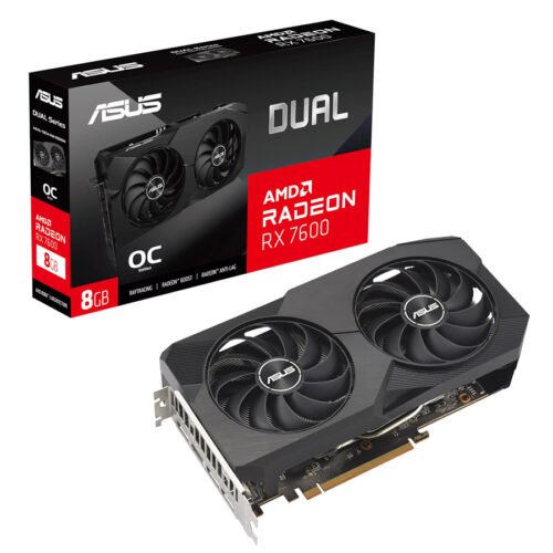 VIDEO RADEON RX 7600 XT 16GB ASUS DUAL OC