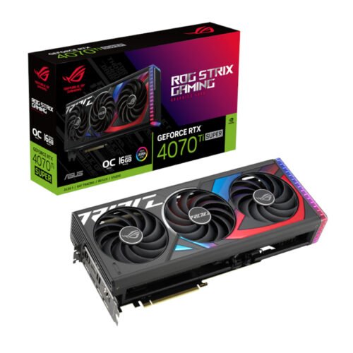 VIDEO GEFORCE RTX 4070 TI SUPER 16GB SUPER ASUS STRIX ROG