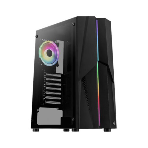 GABINETE AEROCOOL MECHA 1 FAN ARGB TG ATX