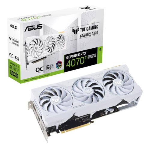 VIDEO GEFORCE RTX 4070 TI SUPER 16GB ASUS TUF WHITE