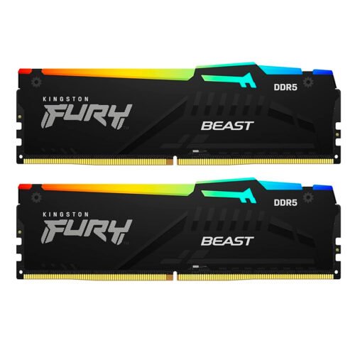MEMORIA RAM 32GB (2X16) DDR5 6800 KINGSTON FURY BEAST BLACK RGB
