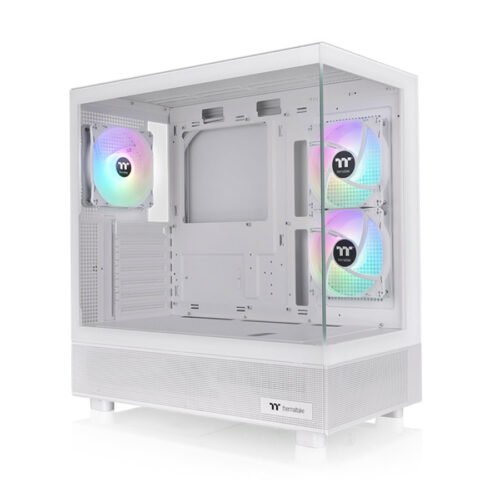 GABINETE THERMALTAKE VIEW 270 PLUS ARGB TG 3 FAN SNOW WHITE