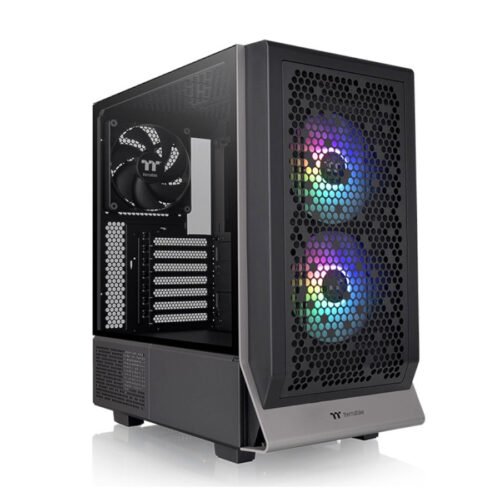 GABINETE GAMER THERMALTAKE CERES 300 MID-TOWER TG FAN ARGB X2 + FAN X1 BLACK
