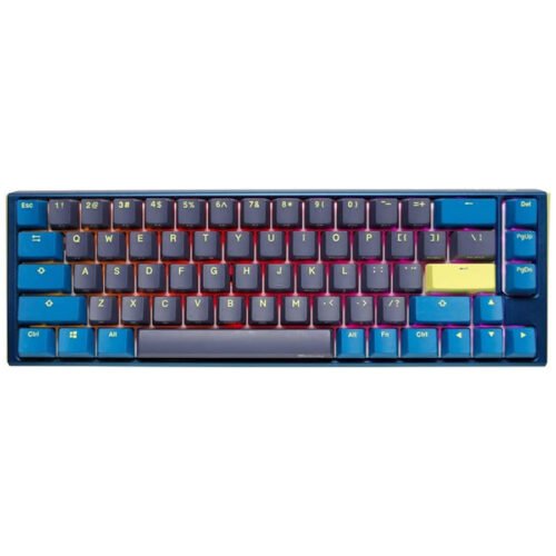 TECLADO GAMER DUCKY ONE 3 DAYBREAK SF TECLAS AZULESINTERRUPTOR MARRON INGLES PBT DOBLE DISPARO