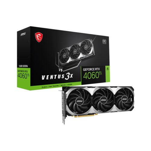 VIDEO GEFORCE RTX 4060 TI 16GB MSI VENTUS 3X OC