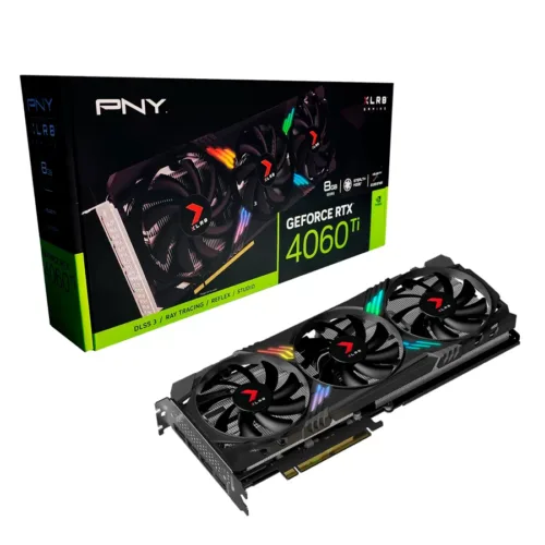 VIDEO GEFORCE RTX 4060 TI 8GB PNY VERTO XLR8 GAMING EPIC X RGB