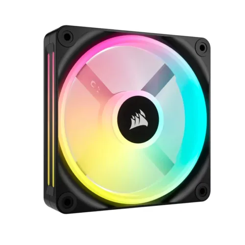 FAN COOLER CORSAIR ICUE LINK QX120 RGB 120MM MAGNETIC RGB SINGLE FAN BLACK