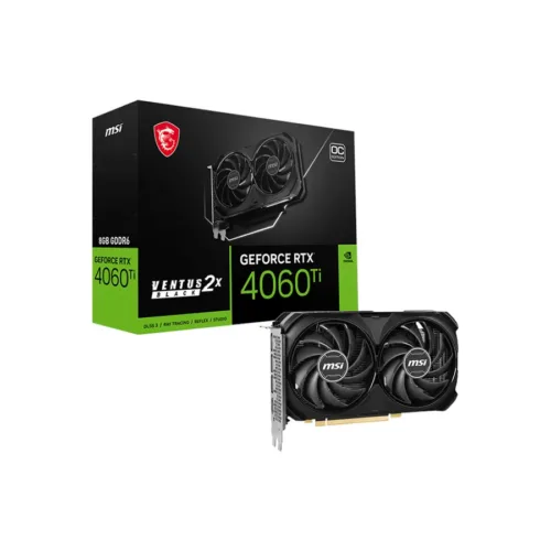 VIDEO GEFORCE RTX 4060 TI 8GB MSI VENTUS 2X BLACK OC