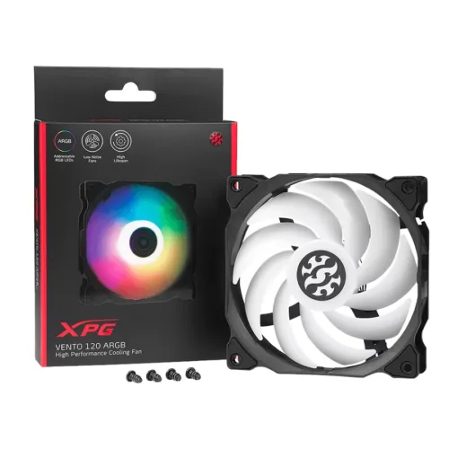 COOLER P/GAB ADATA XPG GAMING VENTO120ARGB-BKCWW
