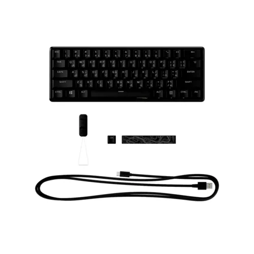 TECLADO HYPERX ALLOY ORIGINS 60 AQUA SWITCH - Imagen 2