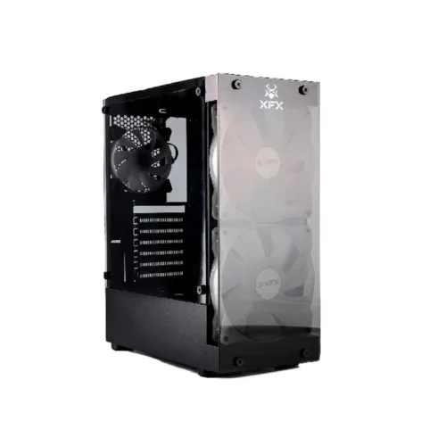 GABINETE GAMER XFX YOROI GC 07 BLACK GLASS X2 FAN 180MM
