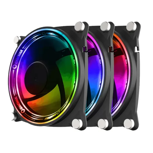KIT FAN COOLERS GAMEMAX RB300 3 X FANS ARGB 12CM