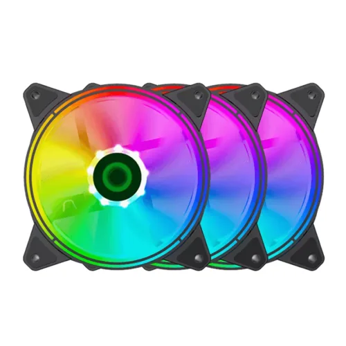 KIT FAN COOLERS GAMEMAX RQ300 3 X FANS ARGB 12CM