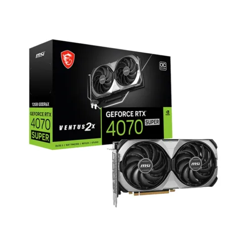 VIDEO GEFORCE RTX 4070 SUPER 12GB MSI VENTUS 2X OC