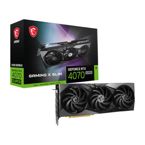 VIDEO GEFORCE RTX 4070 SUPER 12GB MSI GAMING X SLIM