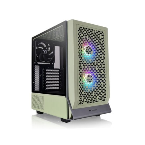 GABINETE GAMER THERMALTAKE CERES 300 MID-TOWER TG FAN ARGB X2 + FAN X1 MATCHA GREEN