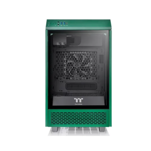 GABINETE GAMER THERMALTAKE 100 ITX GREEN - Imagen 3