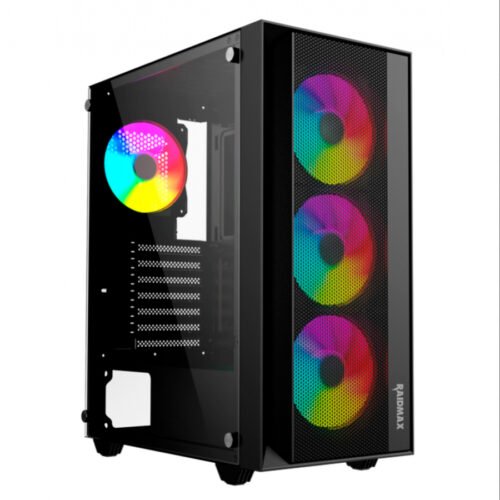 GABINETE GAMER RAIDMAX VECTOR V100 BLACK