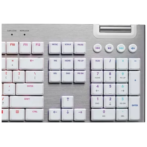 TECLADO GAMER LOGITECH G815 LIGHTSYNC RGB  GL TACTILE WHITE - Imagen 2