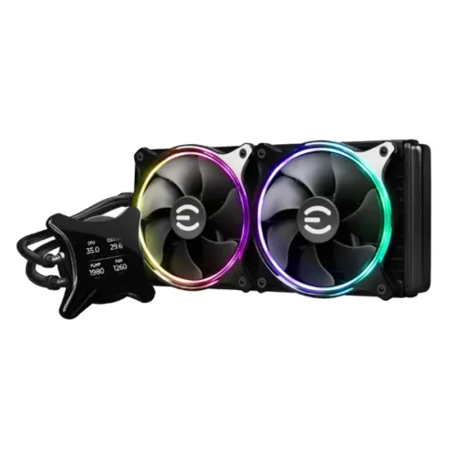 WATERCOOLER EVGA WATER CLCX 2 FAN 120MM ARGB - Imagen 3