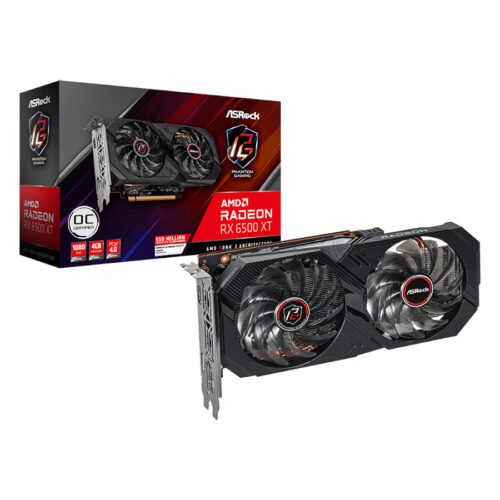 VIDEO RADEON RX 6500 XT 4GB ASROCK PHANTOM GAMING D