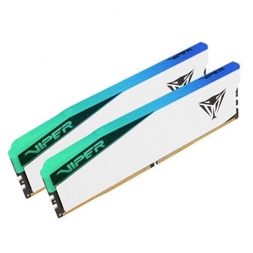 MEMORIA RAM 32GB (2X16) DDR5 7000 PATRIOT VIPER ELITE 5 RGB CL38 WHITE