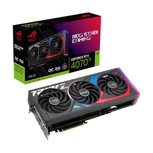 VIDEO GEFORCE RTX 4070 TI 12GB ASUS STRIX ROG OC